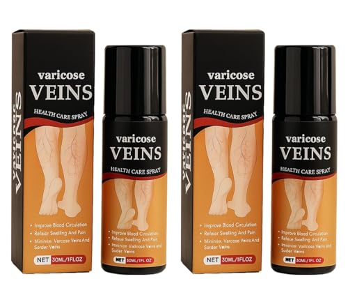 Image of Varicose Veins Spray - Natural Herbal Formula for Fast Relief | Reduces Pain & Promotes Circulation | Easy-to-Use Spray for Legs, Ankles & Feet - (Pack of 2)