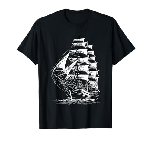 Segeln Segelboot Segelsport Segler Wassersport Segelschiff T-Shirt