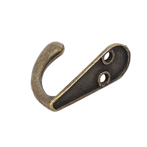Image of uxcell 30pcs Retro Style Single Hooks Clothes Robe Coat Hanging Hook Wall Hangers