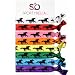 Infinity Collection Horse Hair Accessories, Multi Colored Horse Hair Ties, Cowgirl Hair Ties, No Crease Horse Hair Elastics Set, for Equestrian