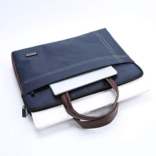 Pasta masculina com zíper A4 personalizada para negócios, bolsa para documentos de alta capacidade,