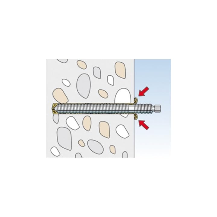 fischer Threaded Rod RG M 10 x 190 gvz Steel Grade 5.8, 10 Pieces, 50281, Zinc - Image 3