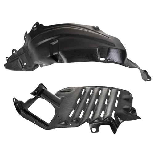 Image of TRQ Inner Fender Liner Set Compatible with 2001-2005 Mazda Miata MA1248122 MA1251109