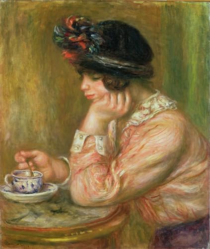 Tableau Tasse de chocolat Renoir 60x90cm pour une decoration de salon elegante