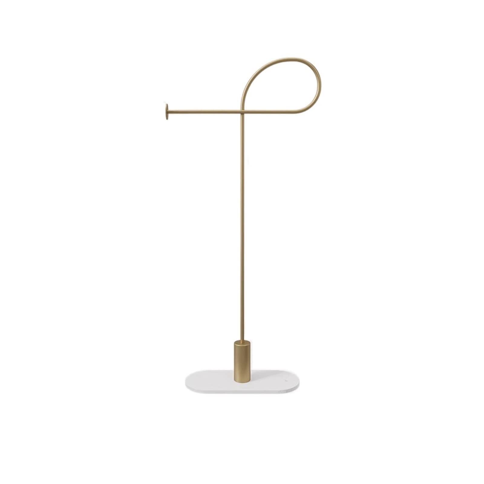 Perchero for colgar ropa con base de mármol pesada de diseño minimalista de pie