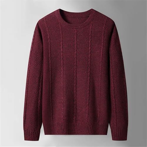 Man Embroidery Pullovers Crew Neck Casual Knitted Sweaters Top3