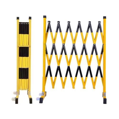 Barrière de sécurité rétractable et clôture extensible portable pour chantier et industrie