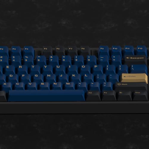 Image of Fogruaden PBT Keycaps Set, Cherry Profile Custom Keycap for Mechanical Keyboard Keycaps(Cherry lanwushi)