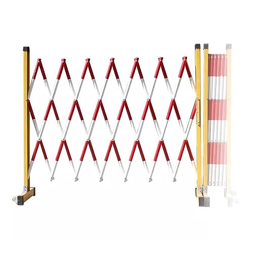Barrière mobile en métal rétractable et extensible avec structure PRFV haute résistance