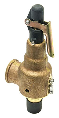 KUNKLE Valve Bronze Safety Relief Valve, MNPT Inlet Type, FNPT Outlet Type