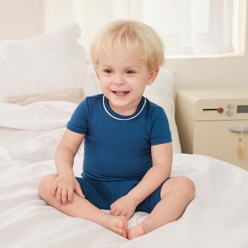 Image of pureborn Baby Pajamas Set Toddler Snug Fit Cotton Sleepwear 2pcs 12M-7Y