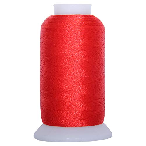 Image of ThreadArt Polyester Machine Embroidery Thread, 1000M 40wt, Foxy Red 1037
