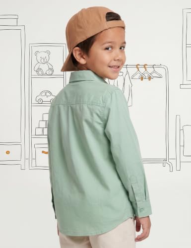Image of Amazon Brand - Symbol Boys 100% Cotton Casual Shirt | Full Sleeves | Regular Fit | Age 2-14 Years