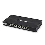 Ubiquiti Networks EdgeRouter 10X, 10-Port High-Performance Gigabit Router with PoE Flexibility (ER-10X)