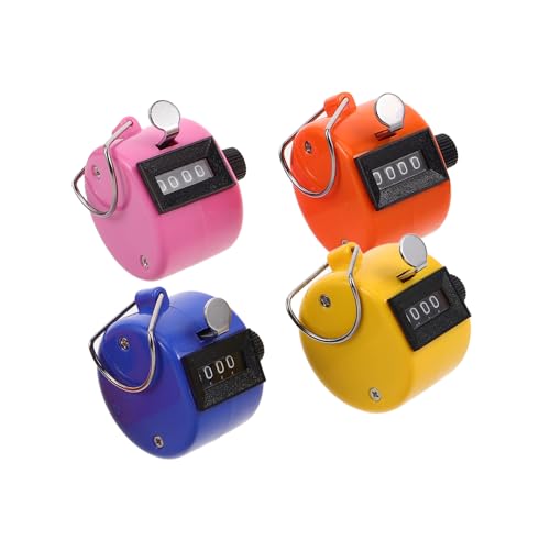 BESPORTBLE Handheld Tally Clicker Counters 4 Pack for Sports Office and People Counting