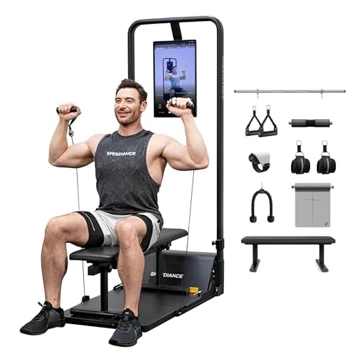 Speediance All-in-One Fitnessstudio, Smart Fitnesstrainer, Ganzkörper-Widerstandstrainingsgerät, Krafttrainingsgerät