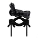 iSaddle CH03F 1/8" Screw Thread Car Rearview Mirror Camera Mount Holder Bicycle Handlebar Brackets In Dash Cam Mount Holder
