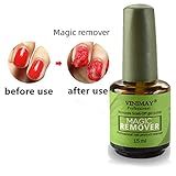 Magic Nail Polish Remover Professional Removes Soak-Off Gel Nail Polish In 3-5 Minutes, Easily & Quickly,Don't Hurt Your Nails (1 Pcs)