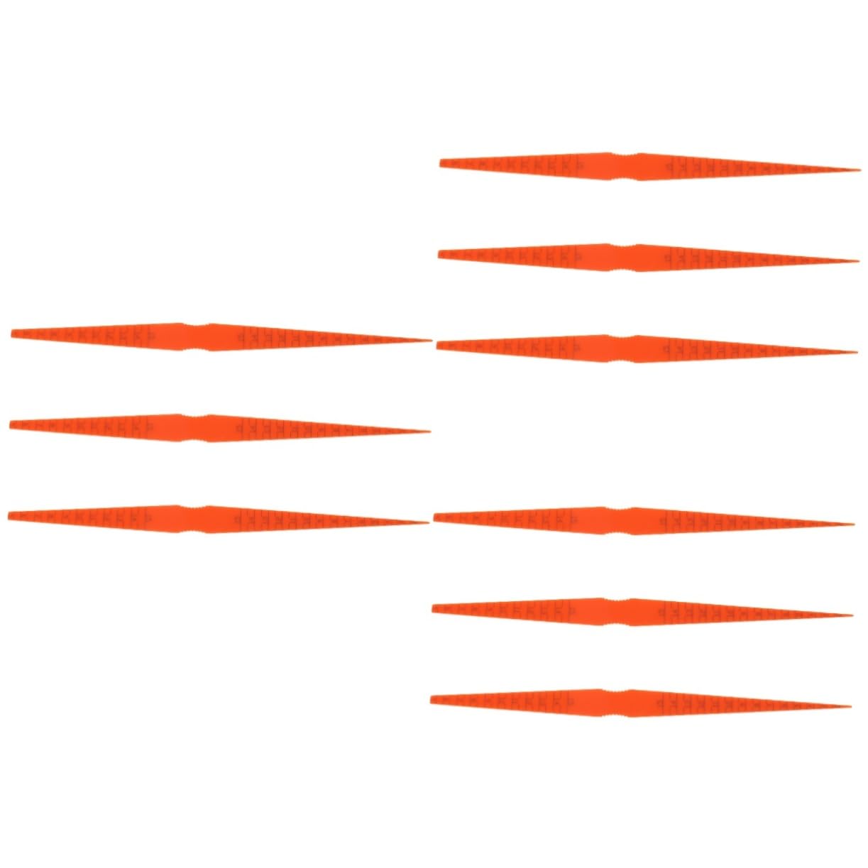 BELLIFFY 3sets Valve Thickness Measuring Tool Taper Gauge Automotive Gauge Tool Precision Feeler for Inspection and Measurement 3pcs*3