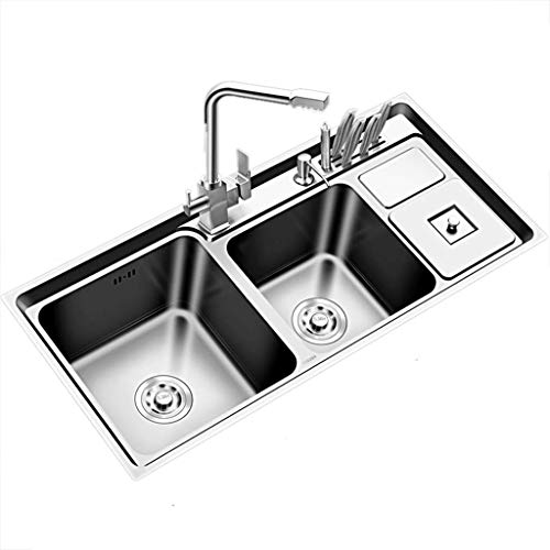 Badarmaturen Küche Edelstahl Waschbecken Küche Obst und Gemüse Reinigung Pool Waschbecken Waschbecken Geschirrspüler Pool Waschbecken mit