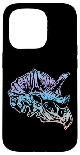 �g���P���g�v�X�A�����A����, Triceratops, Dino, Dinosaur �X�}�z�P�[�X iPhone 15 Pro �p
