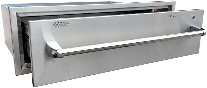 RCS R-Series 36-Inch Built-in 120V Electric Outdoor Warming Drawer -