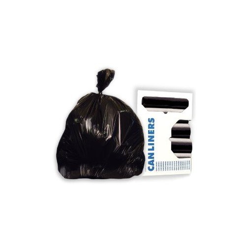AFFEX Liner, Stretch, 44 Gallon, 0.9 Mil, Black, 20 Liners Per Roll, 5 ...