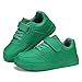 DSWED Green Kids Shoes for Boys Girls Lightweight Breathable Knit Athletic Fashion Sneakers Tennis Running Shoes Little Kid Size 10 M US
