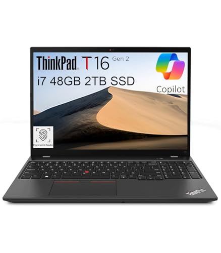 Lenovo ThinkPad T16 Gen 2 rWlXm[gp\R (16C` FHD+ A`OAA10-Core i7-1355UA48GB DDR5 RAMA2TB PCIe SSD)AwAEFuJAThunderbolt 4 x 