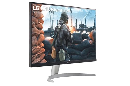 Image of LG 27UP600K-W 27 inch UHD 4K IPS Monitor, VESA DisplayHDR 400, DCI-P3 95% (Typ.), AMD FreeSync, Dynamic Action Sync, Black Stabiliser,Tilt Adjustable Stand