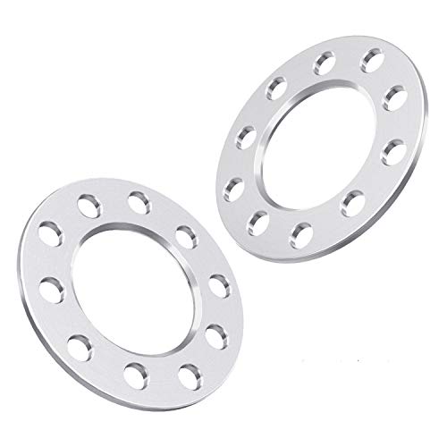 0.25 Inch Flat Wheel Spacers 5X4.5 And 5X4.75 (Dual Bolt Pattern) Compatible With Buick Cadillac Chevy Chevrolet (See Description For Exact Year Models) - 5X114.3 5X120.7 5X120.65 Adapters 4Pcs #TOP4