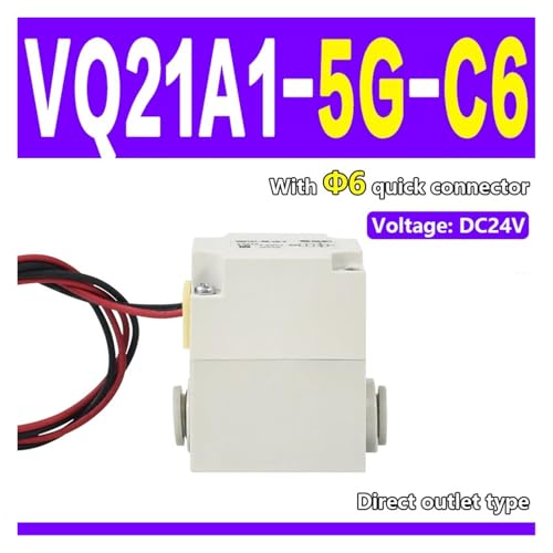 Électrovanne pneumatique VQ21A1-5G-C6 pour commande de distributeur