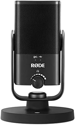 RØDE NT-USB Mini Versatile Studio-quality Condenser USB Microphone with Free Software for Podcasting, Streaming, Gaming, Music Production, Vocal and Instrument Recording