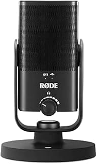 RØDE NT-USB Mini Versatile Studio-quality Condenser USB Microphone with Free Software for Podcasting, Streaming, Gaming, Music Production, Vocal and Instrument Recording