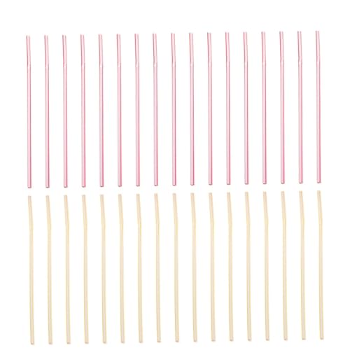 Pitillos plásticos flexibles VILLCASE 600 unidades miniatura 1