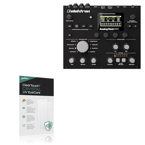 BoxWave Screen Protector Compatible With Elektron Analog Heat MKII - ClearTouch Crystal Anti-UV EyeCare (2-Pack), Filters out Harmful Blue Light Reduce Fatigue