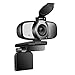 Produktbild ZILNK Webcam 1080P mit Objektivdeckel, Laptop oder Desktop USB Kamera 2MP für Konferenzen, Videoanrufe, Streaming, Aufnahme, Skype, Plug&Play, Flexibel Einstellbarer Clip, Weitwinkel