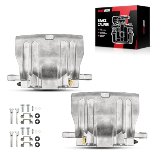 Image of Torchbeam Front Brake Calipers Set for Dodge Charger 2006-2021, Chrysler 300 2005-2021, Dodge Challenger 2009-2021, Chrysler 200 2013-2014, Front Left Right Calipers without Bracket 185016+185017