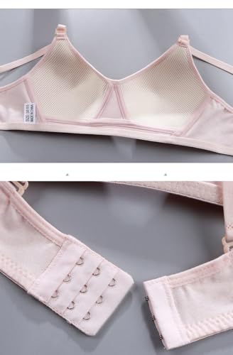 Teen Girls Training Bras Cotton Wireless Light Padded Bralette2