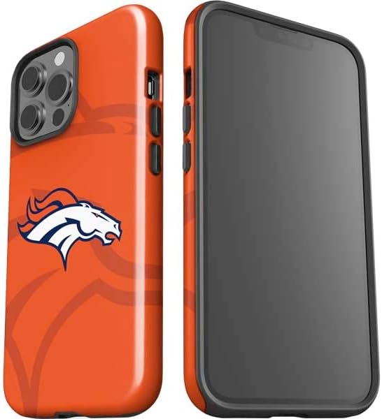 Skinit Impact Phone Case Compatible with iPhone 14 Pro Max - Officially Licensed NFL Denver Broncos Double Vision Design