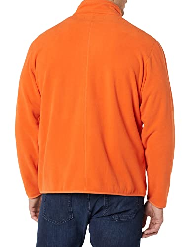 Amazon Essentials Men's Full-Zip Polar Fleece Jacket (Available In Big & Tall), Orange, Large #TOP3