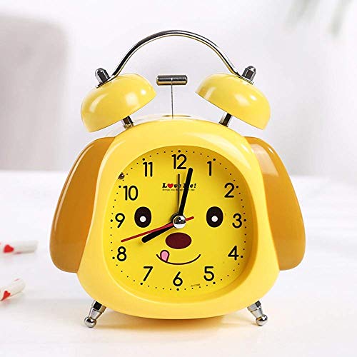 Wecker für Kinder Lernen Cartoon Wecker Mini No Noise Mit Nachtlicht Reise-Taktgeber-kreative Kinder