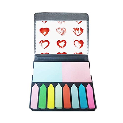 Marqueurs de page cœurs rouges de la Saint Valentin lot de signets en carton coloré