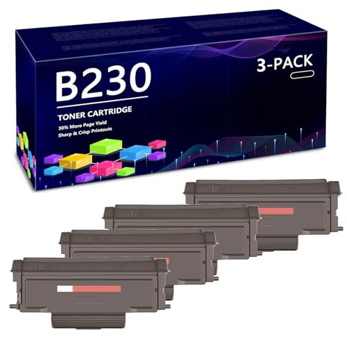 Image of CFDFDA B230/B225/B235 Black Toner Cartridge, CT203485 Black High Capacity Toner Cartridge, Compatible Replacement for Xerox B230 B225 B235 Printer (No Chip),4*Black-6000pages
