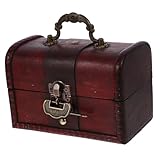 Coffre à bijoux - les bijoux peuvent être bien protégés grâce à la structure robuste, pas facile à rayer ou à endommager, coffre à souvenirs