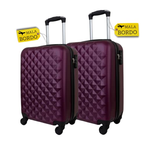 Conjunto de Malas de Viagens Para Bordo - Cadeado Acoplado 4xRodas 360°