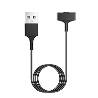 Vista 1 de Cable de carga compatible con cargador Fitbit Ionic, adaptador de cable de cargador USB de repuesto de 3.3 pies para reloj inteligente iónico