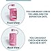 4ALLFAMILY Insulin Vial Protector for Kid Adult Dogs Protective Case for Your Insulina Small Vial Case Cover Travel Portable Vials Bottle Container Vial Sleeve Holder Diabetic (Pink Short Short)