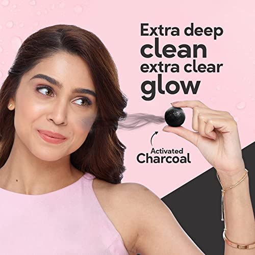 Image of POND'S Pure Detox, Facewash, 150G, For Fresh, Glowing Skin, With Activated Charcoal, Daily Exfoliating & Brightening Cleanser, Pollution Clear Face Wash
