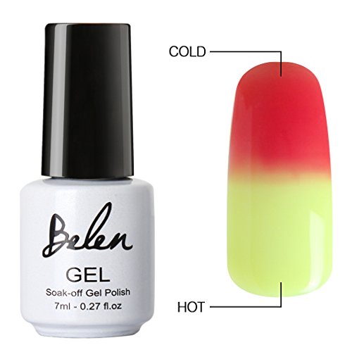 Belen Chameleon Temperature Colour Changing Gel Polish Soak Off Nail Art Varnish 5024